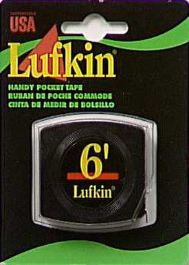Lufkin 14 Inch X 6 Foot Pocket Size Tape