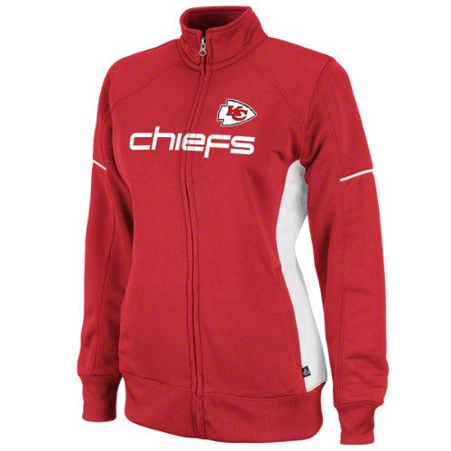 Kansas City Chiefs Women's Counter Red Full-Zip Track Jacket