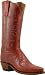 Lucchese® Cosmo Red Goatskin Embroidery