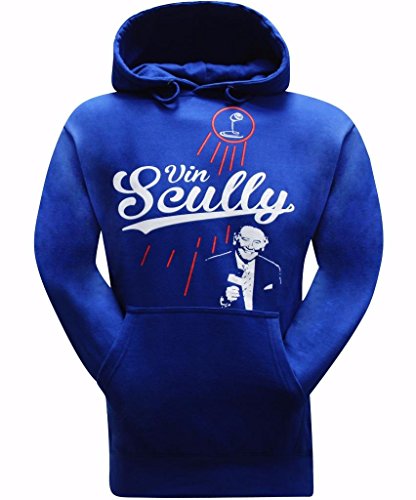 Vin Scully Baseball Hall of Fame Broadcaster Men's Hoodie Hooded Sweatshirt