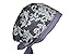 Scrub Hat Chef Cap Flirty Pixie Grey White Damask Lilac Purple