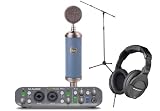Studio Recording Package M Audio Pro Tools SE Fast Track Pro Blue Bluebird Microphone Guitar accessories Music Gear Studio Recording Package M Audio Pro Tools SE Fast Track Pro Blue Bluebird Microphone