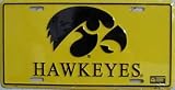 (6x12) University of Iowa Hawkeyes NCAA Tin License Plate