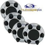 Set of Four Chevrolet, GMC Truck 6 Lug Bolt On Center Caps With Threaded Bolt Caps $69.99