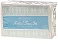 Medline Hospital Bed Sheet, White Jersey Knit Sheets