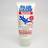 Blue Lizard Sunscreen Sensitive chemical frr, Fragrance free, SPF 30+, 3fl.oz