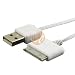 White Retractable USB Data Charging Cable