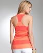bebe | Silk Ruched Side Stripe Tank