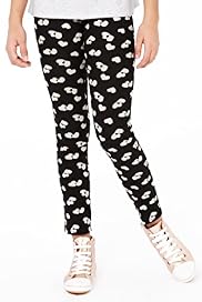 Limited Cotton Rich Heart Print Jeggings
