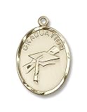 14K Gold Graduation Medal