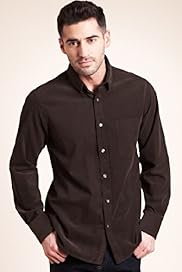 Blue Harbour Pure Cotton Classic Collar Corduroy Shirt