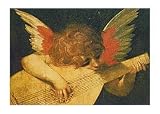 Musician Angel by Rosso Fiorentino Fine Art Print / Poster 12.00 x 9.50 in.