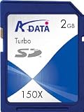  : A-DATA 2GB Secure Digital Memory Card, 150X Turbo SD Card