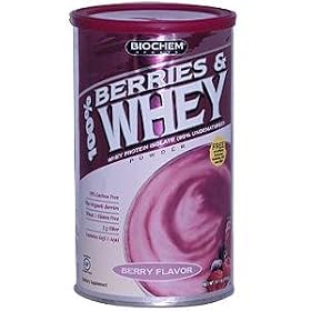 Country Life, Gluten Free, BioChem, 100% Berries & Whey Powder, Berry Flavour, 11.1 oz (316 g)