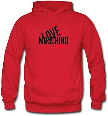 Love Moschino Mens Printed Pullover Hoodies
