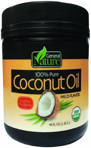 Coconut Oil - Certified Organic & Strictly Kosher. Great for Weight Loss (Mild Flavor, 48 oz)