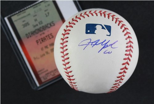 Justin Upton Autographed Major League (OML) Baseball - Arizona Diamondbacks