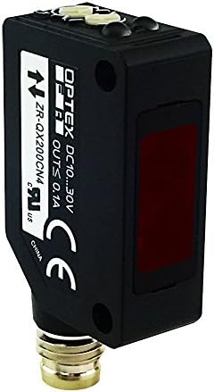 Optex FA 2 meter coaxial transparent sensing photoelectric beam sensor NPN output M8 4 pin QD