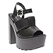 Wild Diva Pacifica Lugsole Platform High Thick Sandals Shoes