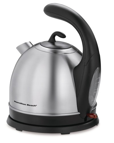 "Hamilton Beach 40891 10-Cup Stainless Steel Cordless Kettle, Silver" "Hamilton Beach 40891 10-Cup Stainless Steel Cordless Kettle, Silver"