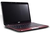 Acer Aspire 1810TZ-412G32n rot 29,5 cm (11,6 Zoll)  (Intel Pentium SU4100 1,3GHz, 2GB RAM, 320GB HDD, Intel GMA 4500MHD, Win 7 HP)