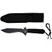 Marine Jungle Hunter Knife Fixed Blade Black