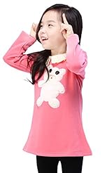 Girls Winter Cotton Long Sleeves  Dress