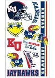 Caseys Distributing 3208513899 Kansas Jayhawks Temporary Tattoos