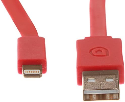 le touch usa PASTA5-R Charging Cable for iPhone 5 - Retail Packaging - Red