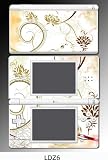 White Clouds Surreal Flower Art Skin #6 for Nintendo DS Lite
