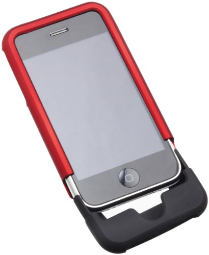AmazonBasics Shell-Case for iPhone 3G, 3GS (Red/Black) image