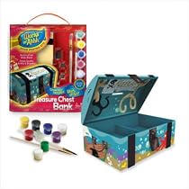 Works of Ahhh...&reg; Treasure Chest Bank Wood Painting Kit