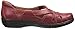 Clarks Women's Evianna Peal Flat, Red, 7 M US