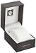 Anne Klein Women's AK/1614GPBK Gold-Tone Black Chevron Pattern Silicone Strap Watch