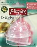 Playtex Drop-Ins NaturaLatch Silicone Nipple - Medium Flow (2-Count) (4-Pack)