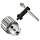 Llambrich CY Plain Bearing Heavy Duty Threaded Mount CK4 Keyed Drill Chuck, 3/8"-24 Mount, 1-1/2" Chuck Diameter, 1/64"-1/4" Capacity
