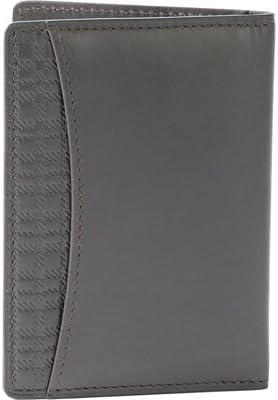 Boconi Xavier Slim Card Case (Brown Silk Calf)
