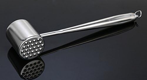 High-grade Kitchen Tools New 304 Stainless Steel Steak Meat Tenderizer Knock Beef Hammer Kitchen Mallet Beef Pork Chicken Meat Tenderize DIY Tool