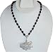 Y Necklace Silver Black Onyx Gemstone Jewelry 16.5 Inches