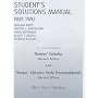 Thomas' Calculus: Student's Solutions Manual Pt. 2