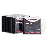 DVD+R Recordable Discs, 4.7GB, 16x, Silver, Jewel Case, 5/Pack (IVR46816)