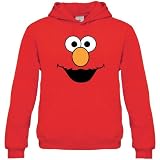 Sesame Street Elmo Face Hooded Sweatshirt