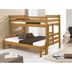American Woodcrafters Crossroads Twin Over Full Size Bunk Bed