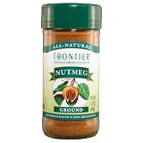 Frontier Culinary Spices Ground Nutmeg 1.92 Ounce Bottles Pack of 4 by Frontier