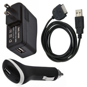 Apple iPad Synch & Charge USB Travel Kit (2.1A) (Black)