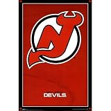 New Jersey Devils (New Logo) Sports Poster Print - 24x36