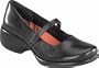 WOMEN'S ROCKPORT RK606 BLACK MARY JANE SLIP ON, SOFT TOE (8.5 WIDE, BLACK)