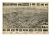 Bluefield, West Virginia - Panoramic Map Giclee Poster Print