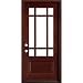 Classic Estate Doors CB73109-P-CB-MM-RH Nine Light Door, Right Hand Swing, Prefinished Medium Mahogany