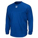 NHL Men's New York Rangers Long Sleeve Crew Neck Tech Fleece Pullover (Pro Royal/Pro Royal, Large)